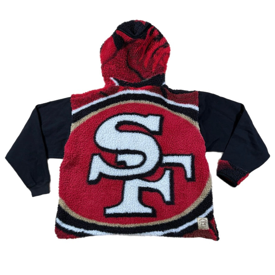 49ers Blanket Patchwork Hoodie
