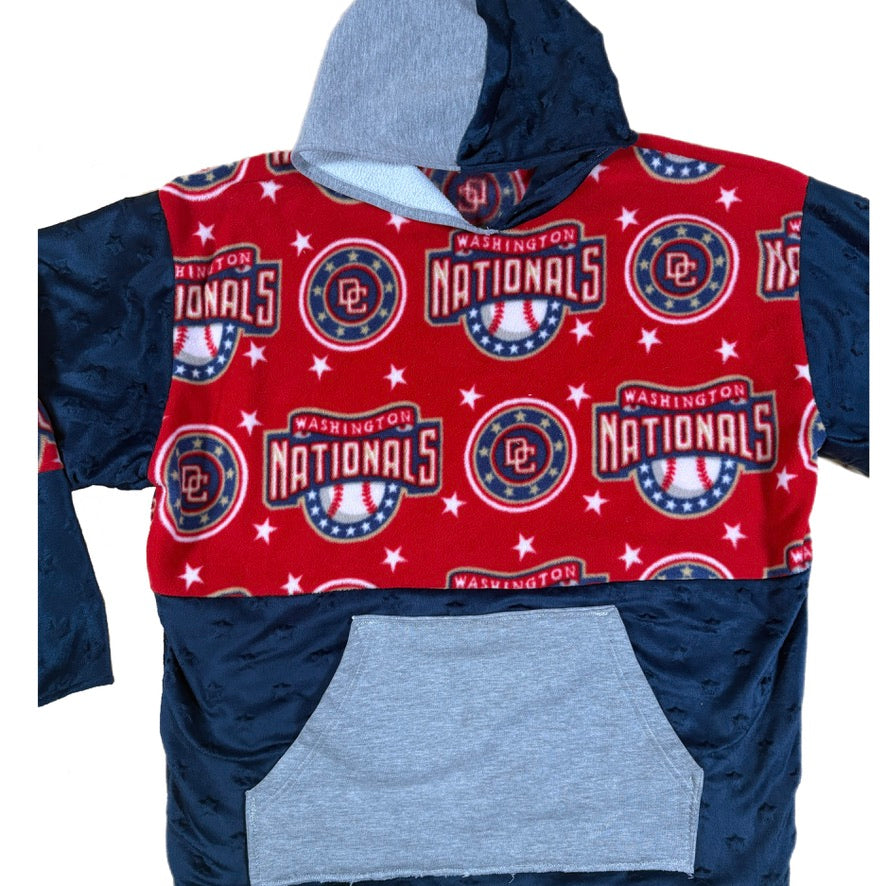 Nats & Blue Star Blanket Hoodie