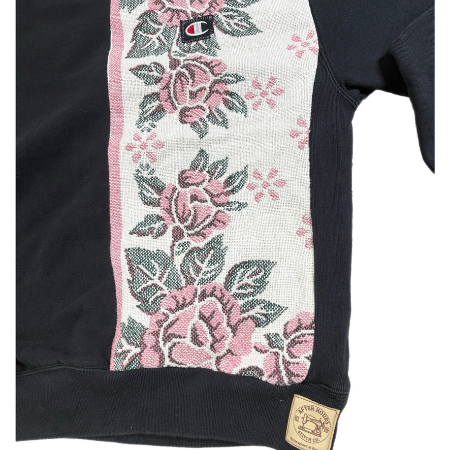 Champion x Floral Woven Sweatshirt