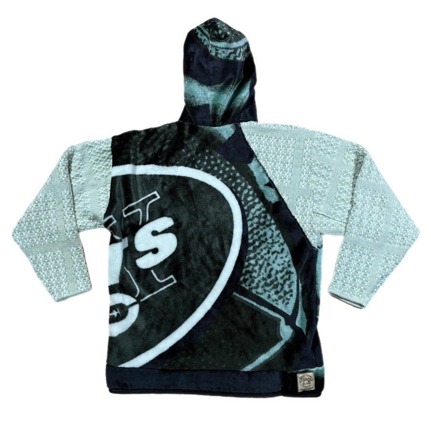 Jets Blanket Patchwork Hoodie