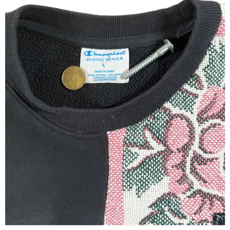 Champion x Floral Woven Sweatshirt