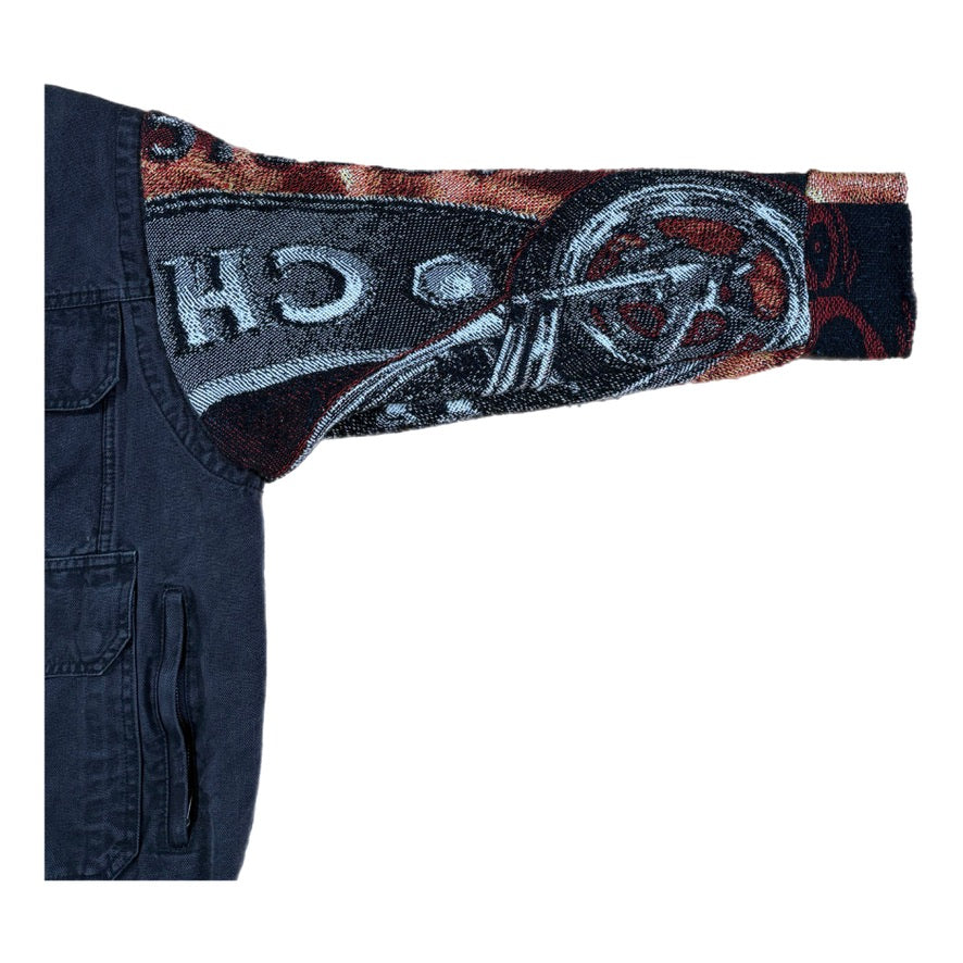Harley Vest x Biker Blanket Jacket