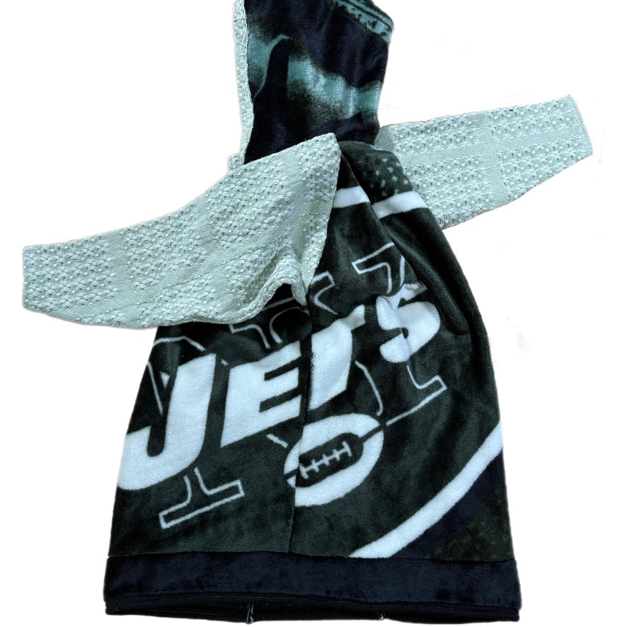 Jets Blanket Patchwork Hoodie