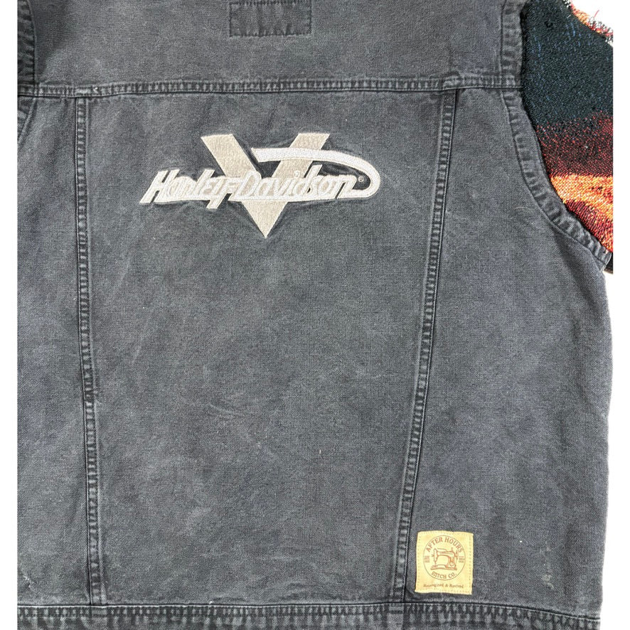 Harley Vest x Biker Blanket Jacket