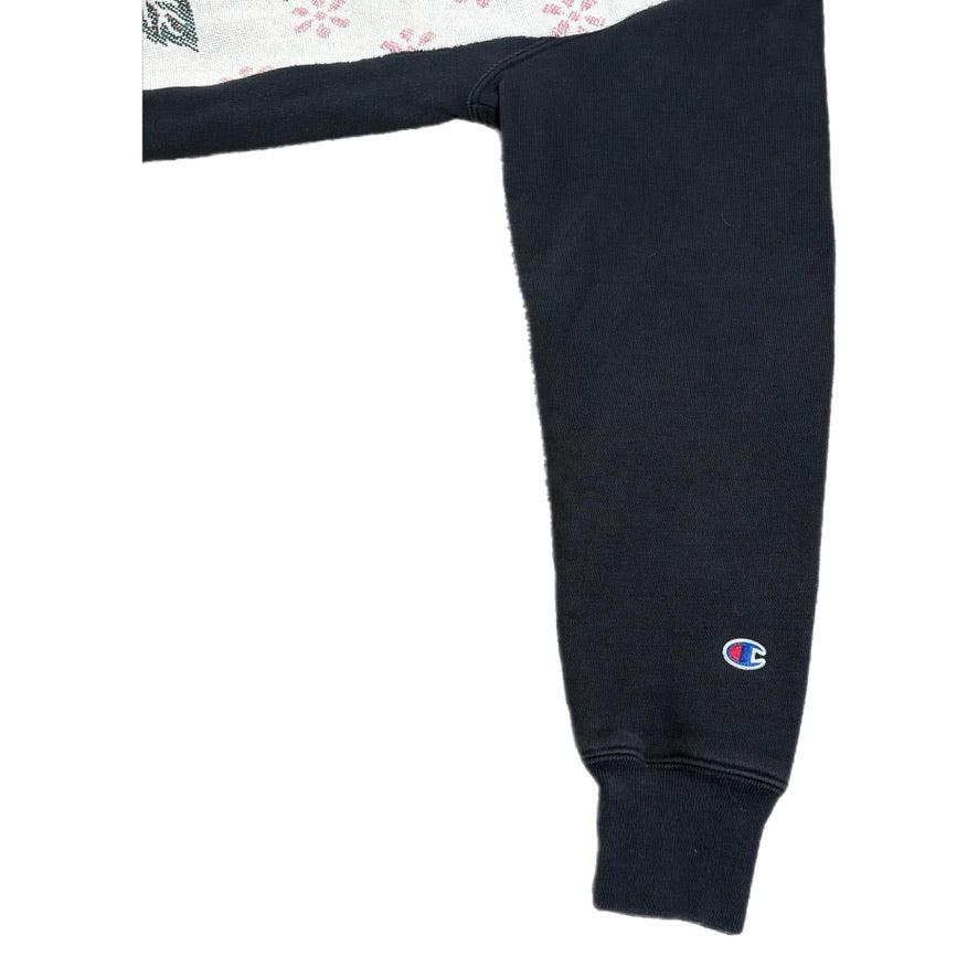 Champion x Floral Woven Sweatshirt
