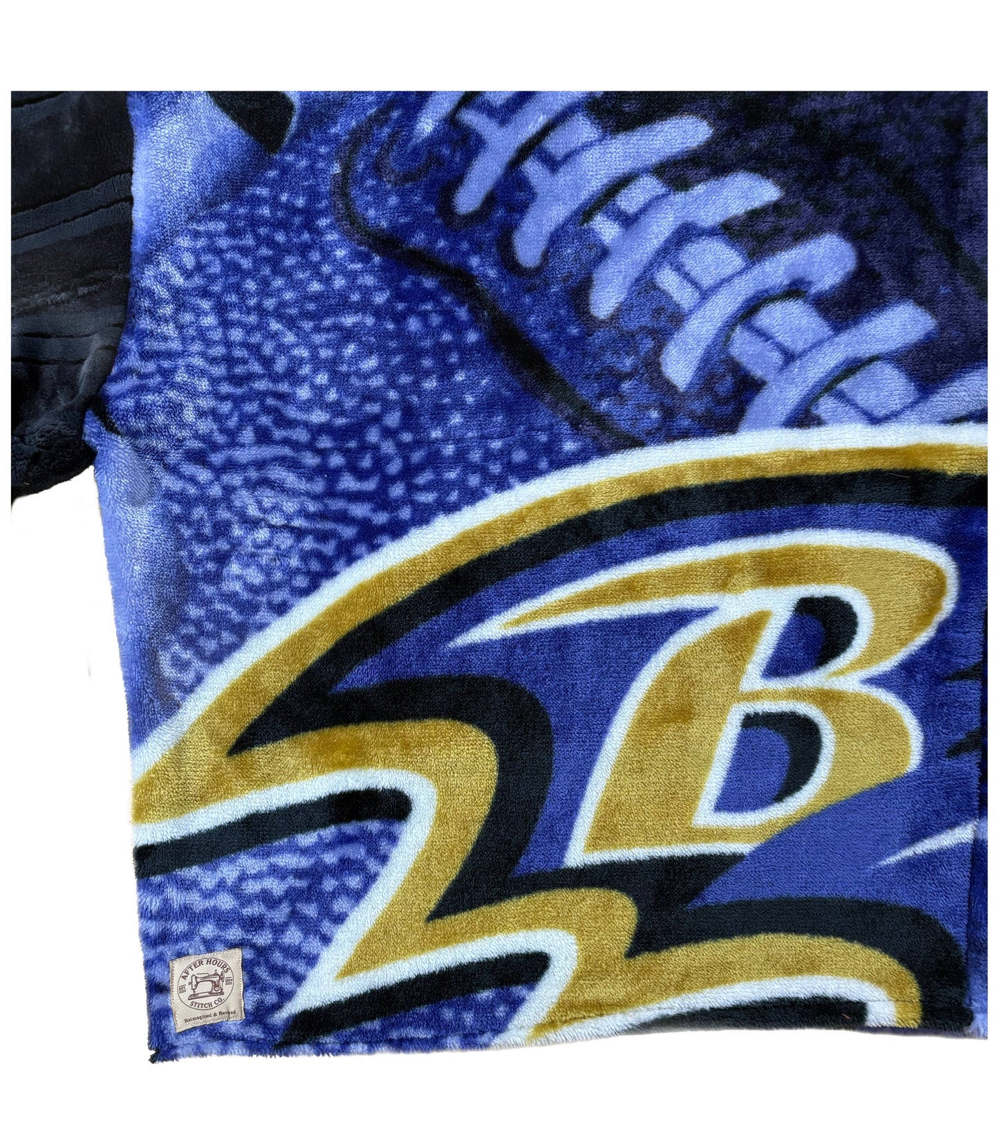 Ravens Blanket Patchwork Hoodie