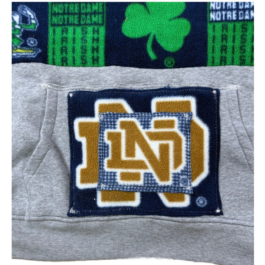 Notre Dame Patchwork Hoodie