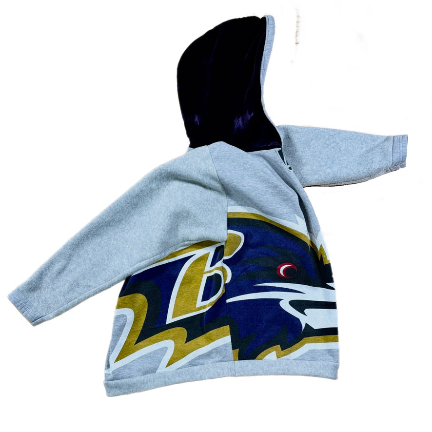 Ravens Velvet Patchwork Hoodie