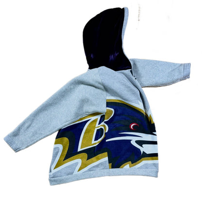 Ravens Velvet Patchwork Hoodie