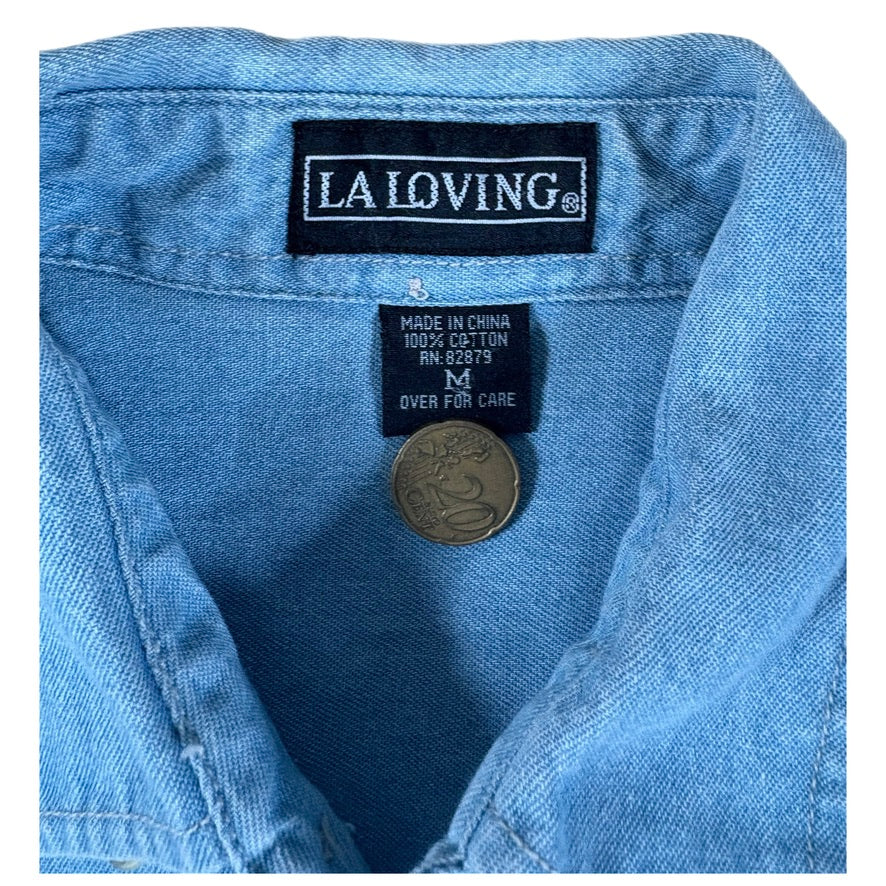 Mets Denim Button-Up