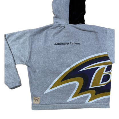 Ravens Velvet Patchwork Hoodie
