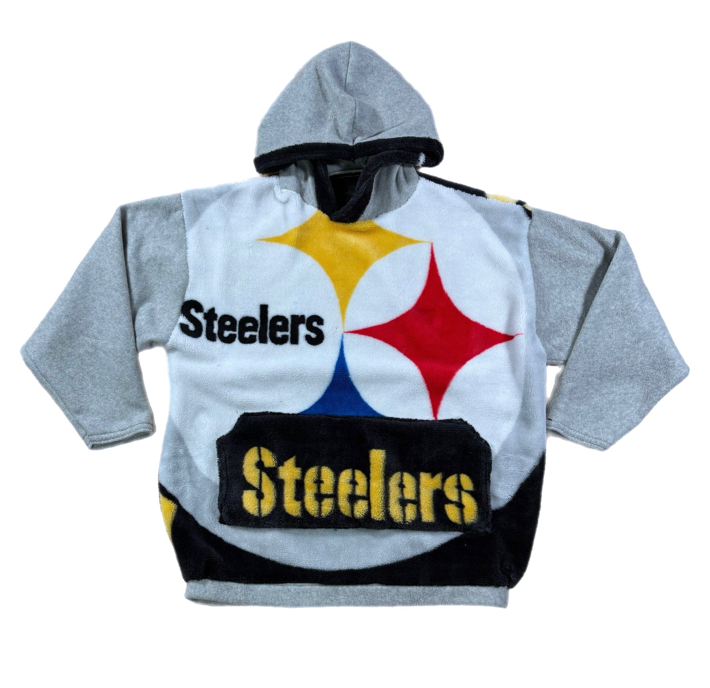 Steelers Blanket Patchwork Hoodie