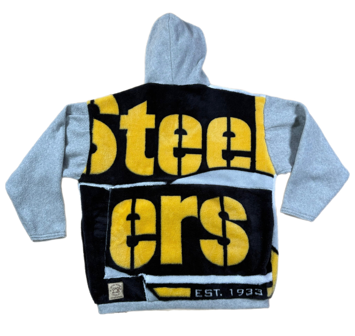 Steelers Blanket Patchwork Hoodie