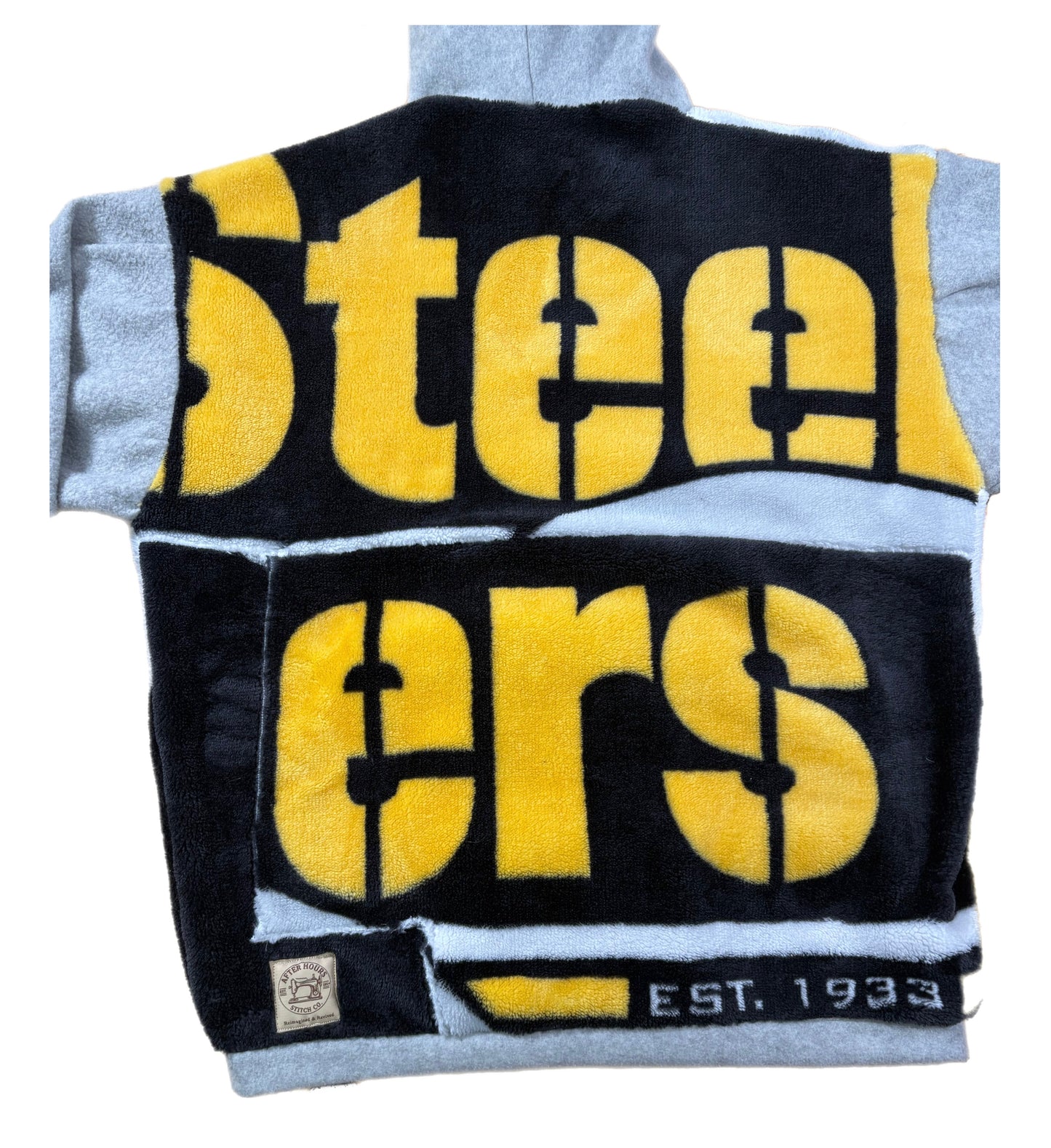 Steelers Blanket Patchwork Hoodie